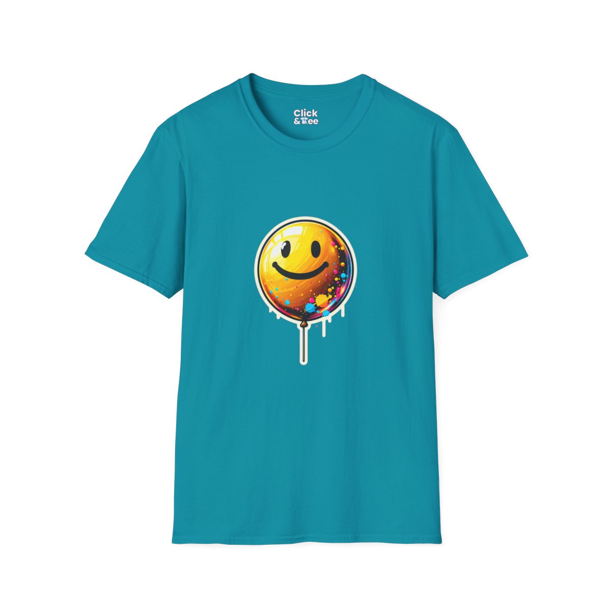 Color SplatterYellow Balloon Unique T-Shirt Image 13