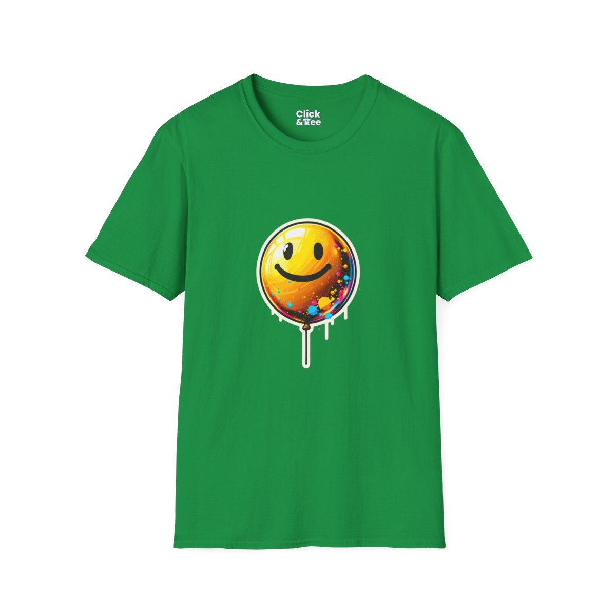 Color SplatterYellow Balloon Unique T-Shirt Image 12