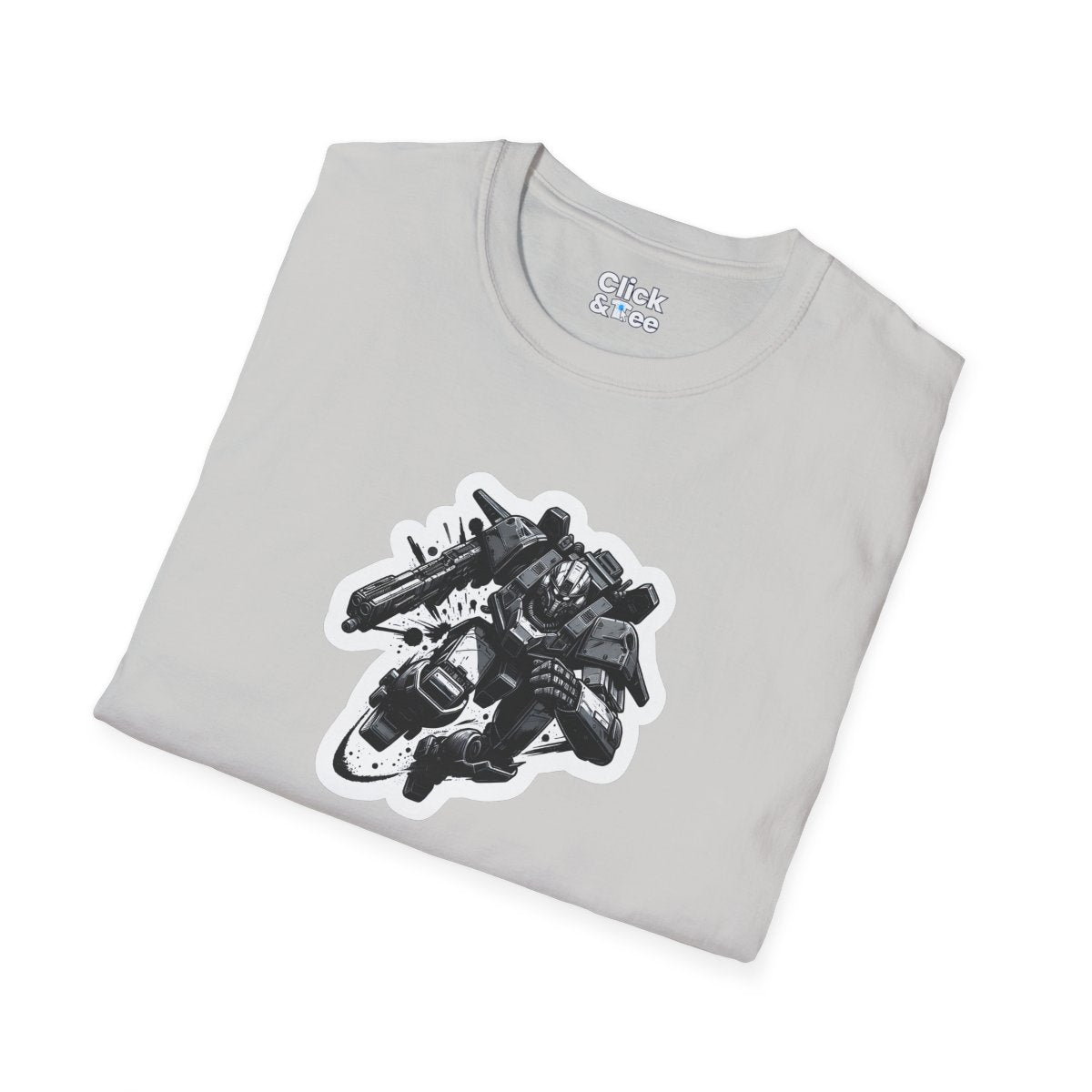 ComicMetal Mech-Warrior Unique T-Shirt Image 1
