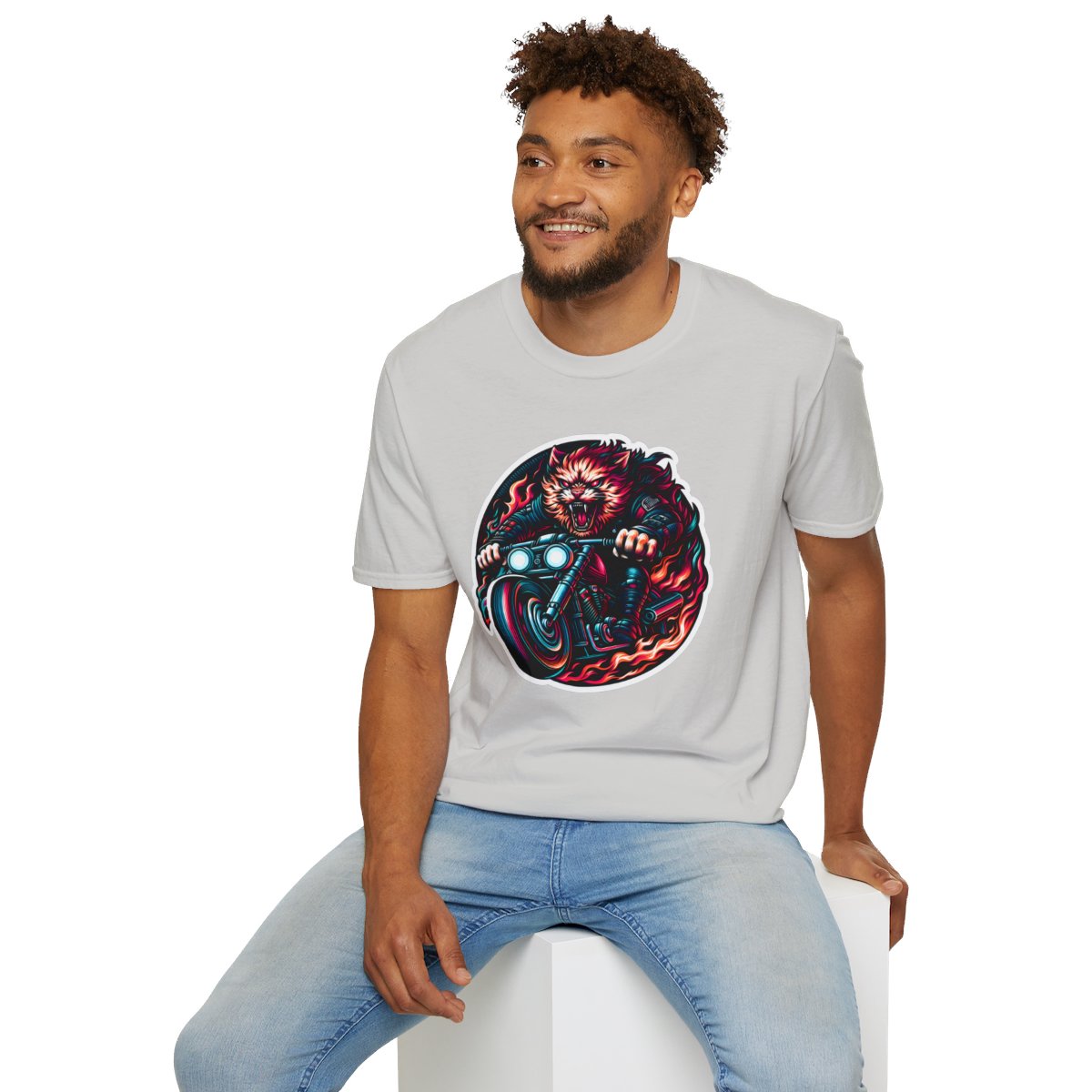 CyberpunkCat Unique T-Shirt Image 7