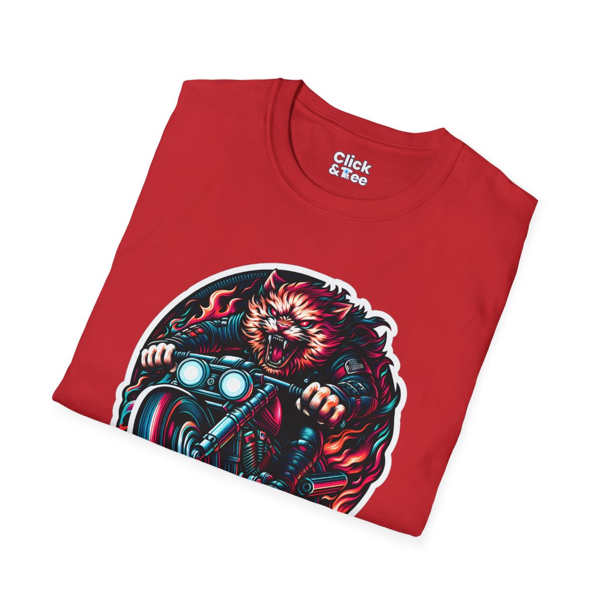 CyberpunkCat Unique T-Shirt Image 1