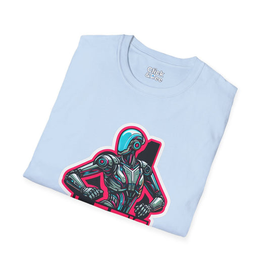 CyberpunkHumanoid Robot Unique T-Shirt Image 1