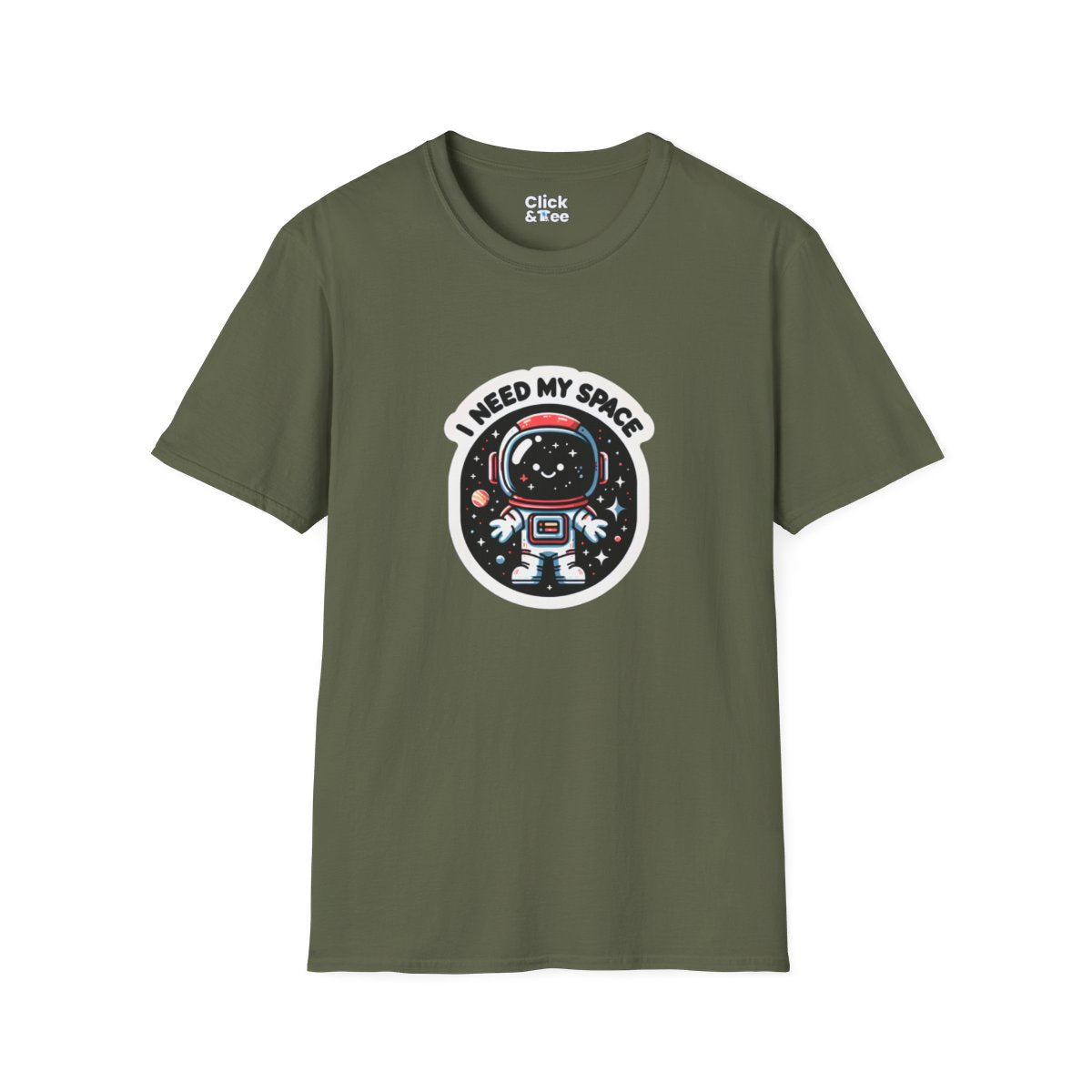 Digital ArtRetro Astronaut Unique T-Shirt Image 11