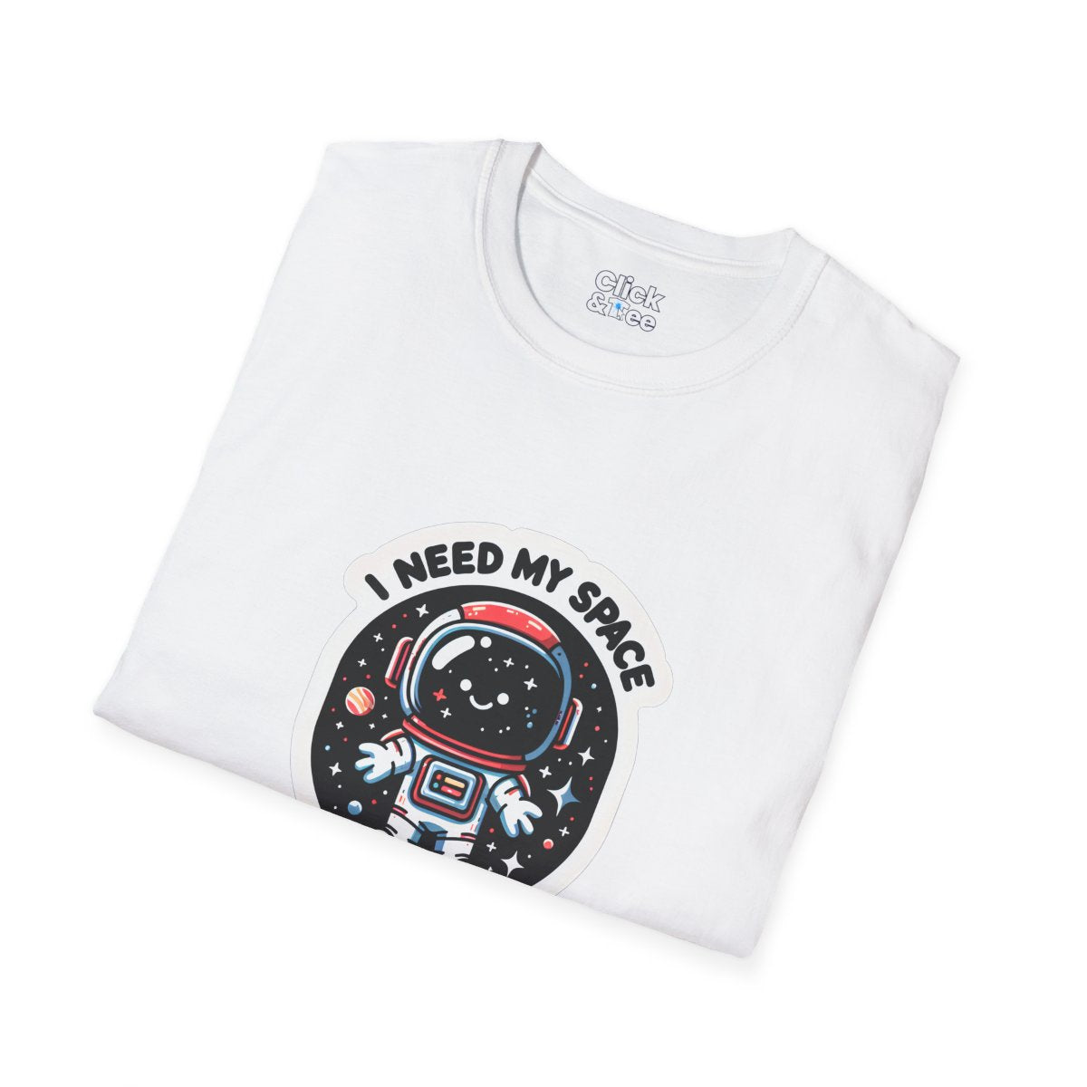 Digital ArtRetro Astronaut Unique T-Shirt Image 1