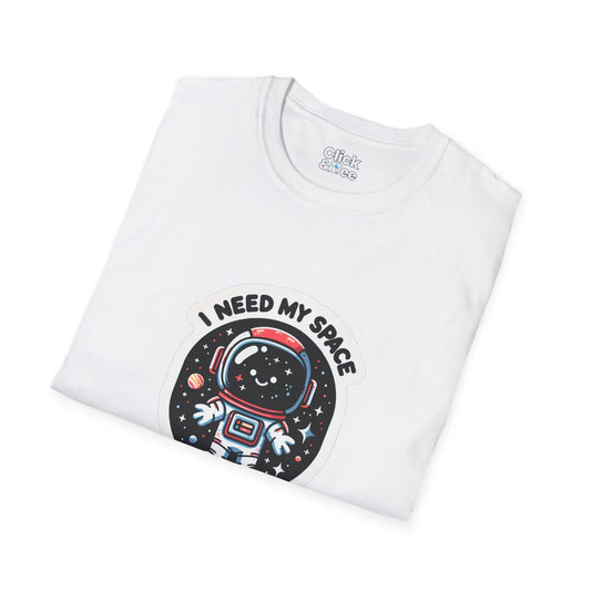 Digital ArtRetro Astronaut Unique T-Shirt Image 1
