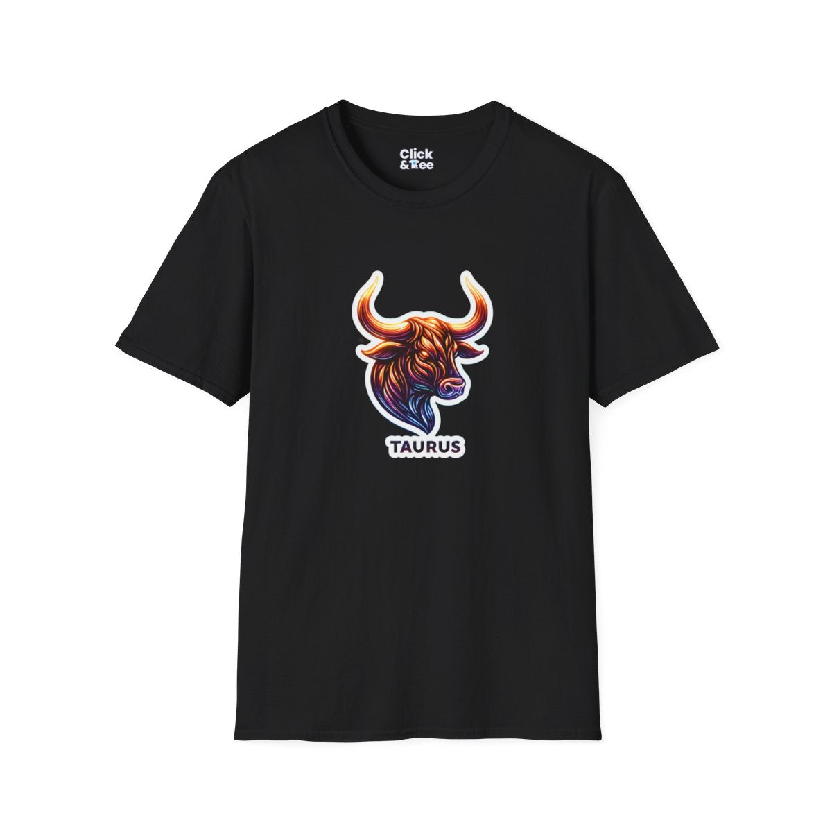 Digital ArtTaurus Zodiac Sign Unique T-Shirt  Image 3