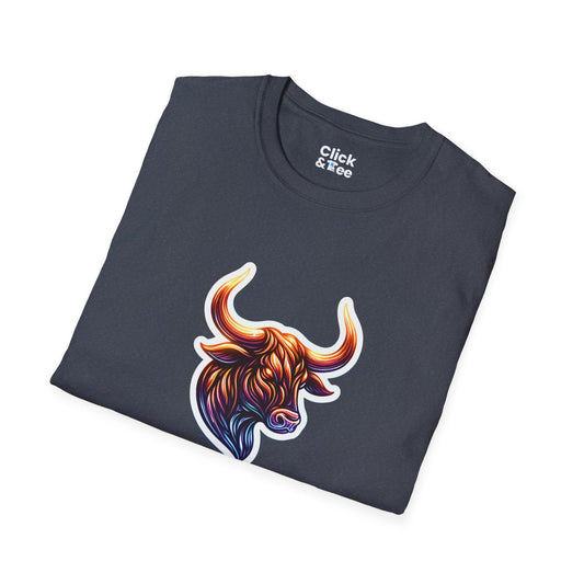 Digital ArtTaurus Zodiac Sign Unique T-Shirt Image 1