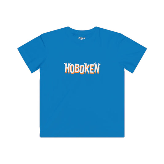 Kids Graphic Art T-Shirt - Spooky Letter Art Flying - Graphic Art Style T-Shirt - 01