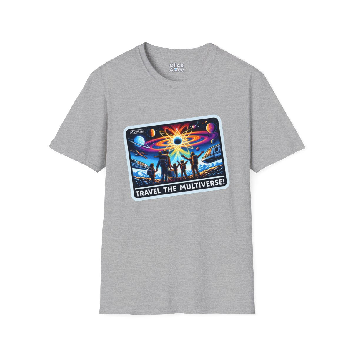 FuturisticTravel Advertisement  Unique T-Shirt  Image 2
