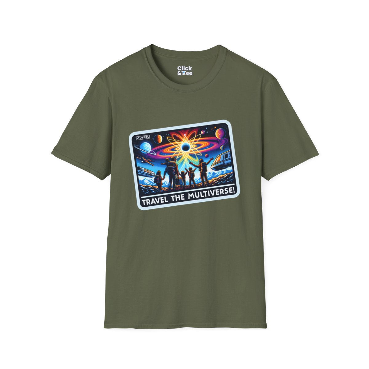 FuturisticTravel Advertisement  Unique T-Shirt Image 11
