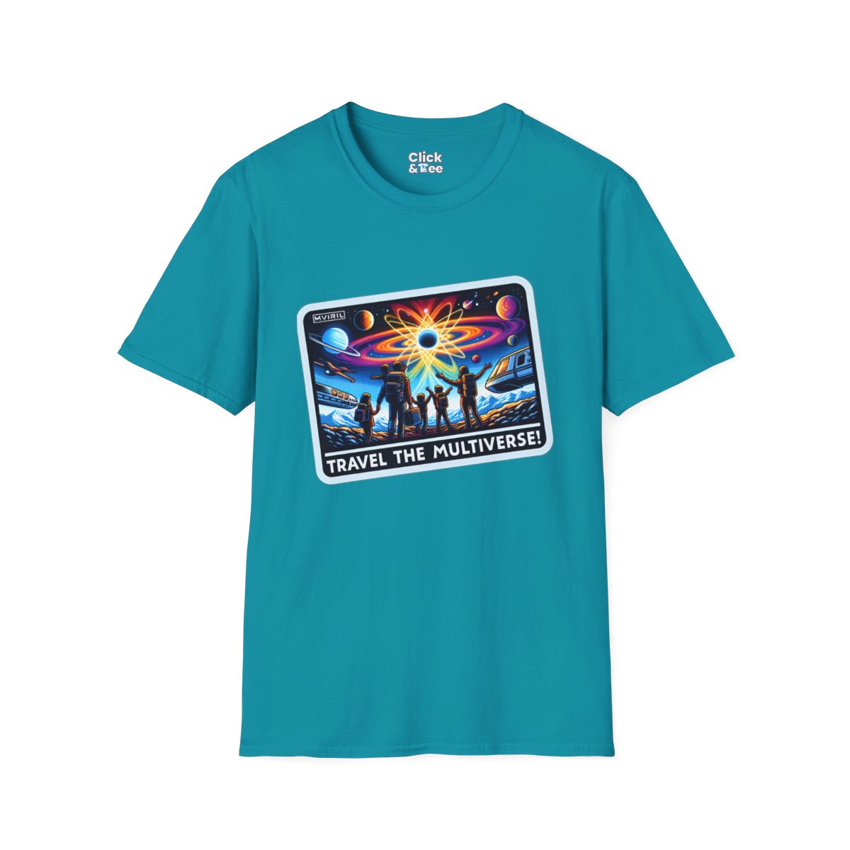 FuturisticTravel Advertisement  Unique T-Shirt Image 13