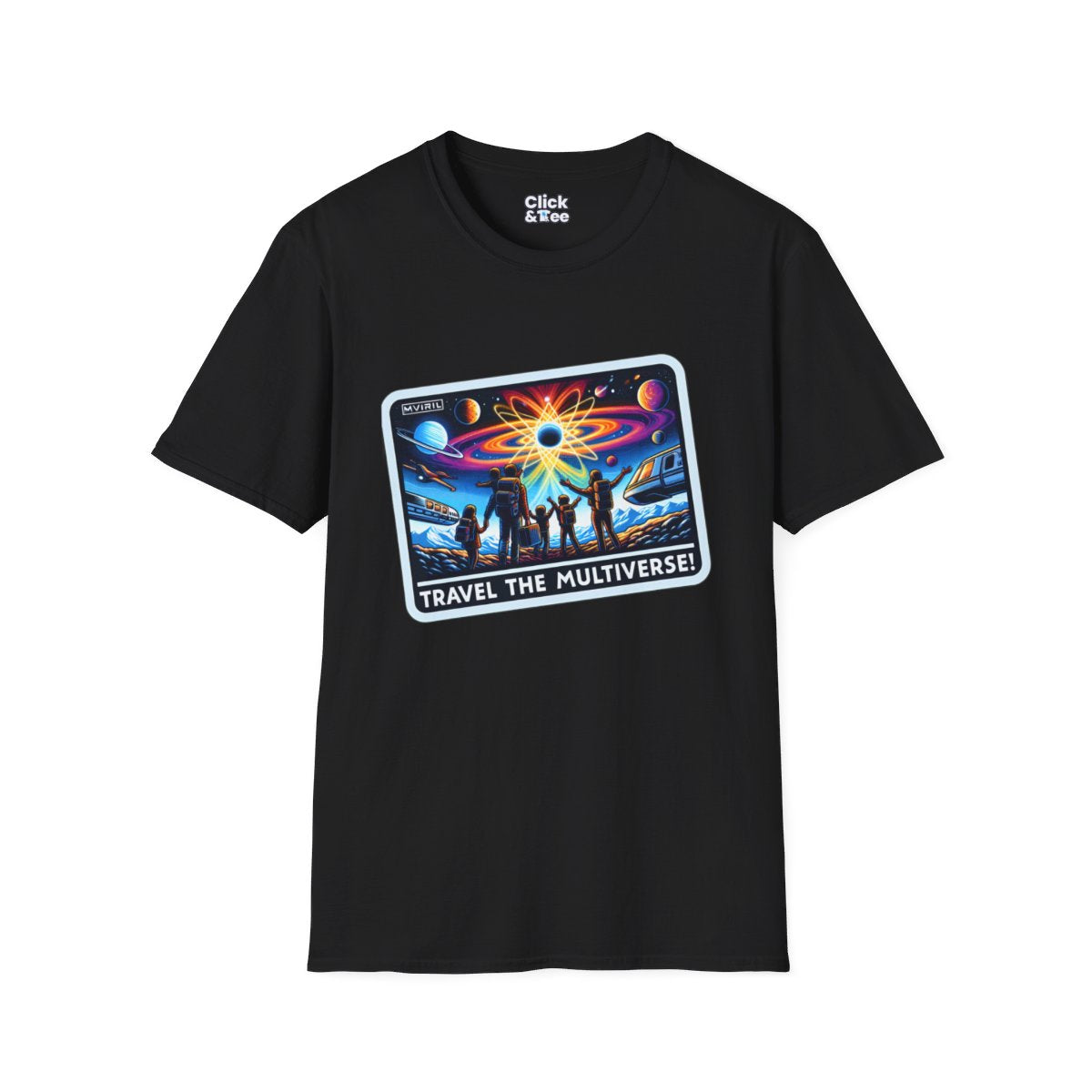 FuturisticTravel Advertisement  Unique T-Shirt  Image 3