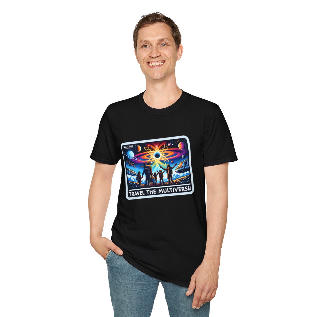 FuturisticTravel Advertisement  Unique T-Shirt  Image 4