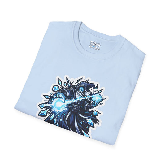 FuturisticIce wizard Unique T-Shirt Image 1