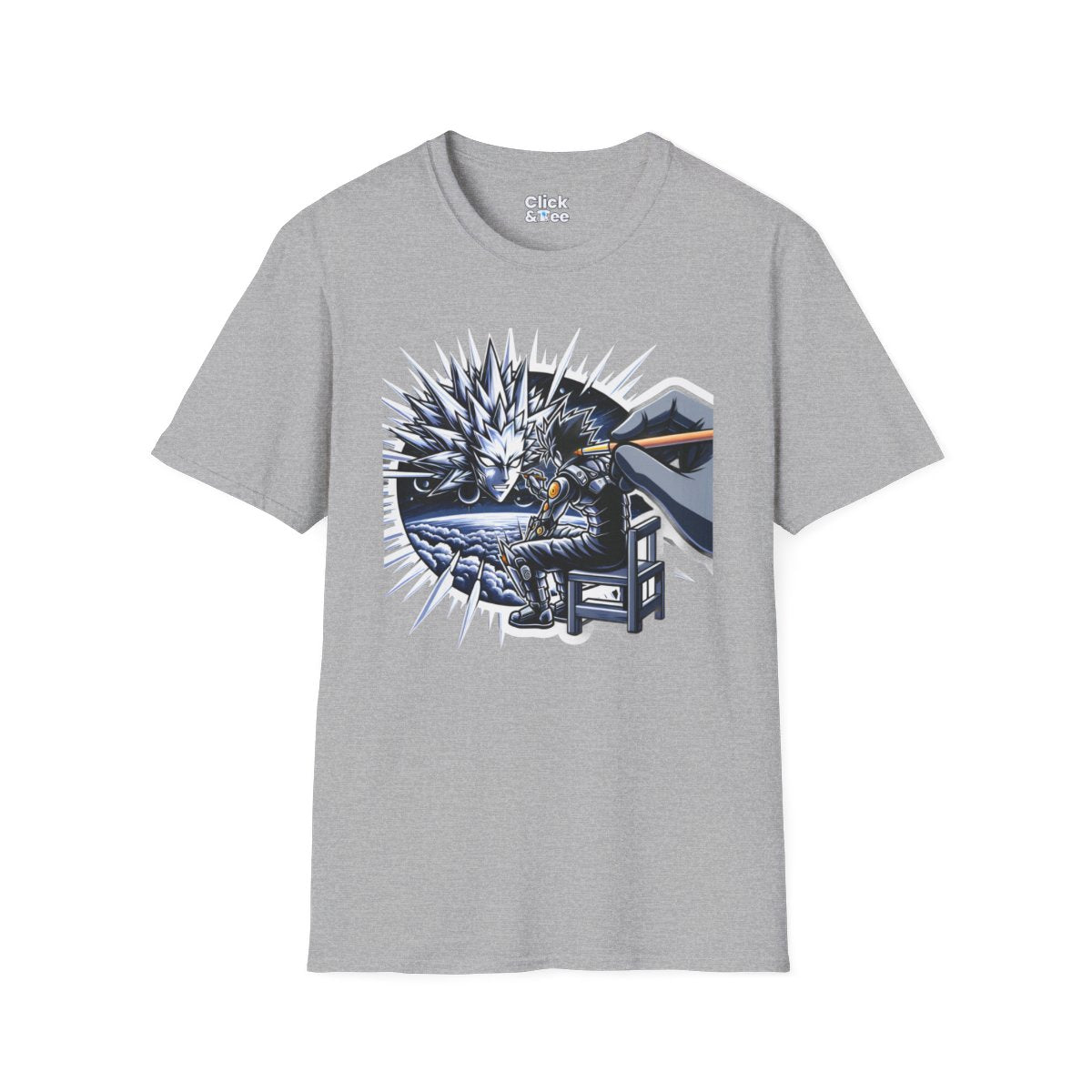 FuturisticMessenger Unique T-Shirt Image 8