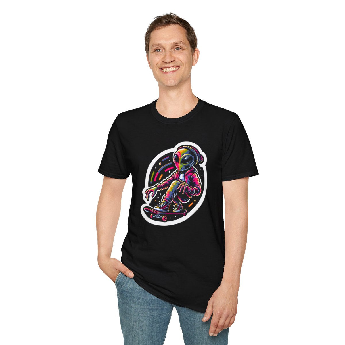 Graphic ArtAlien Unique T-Shirt  Image 4