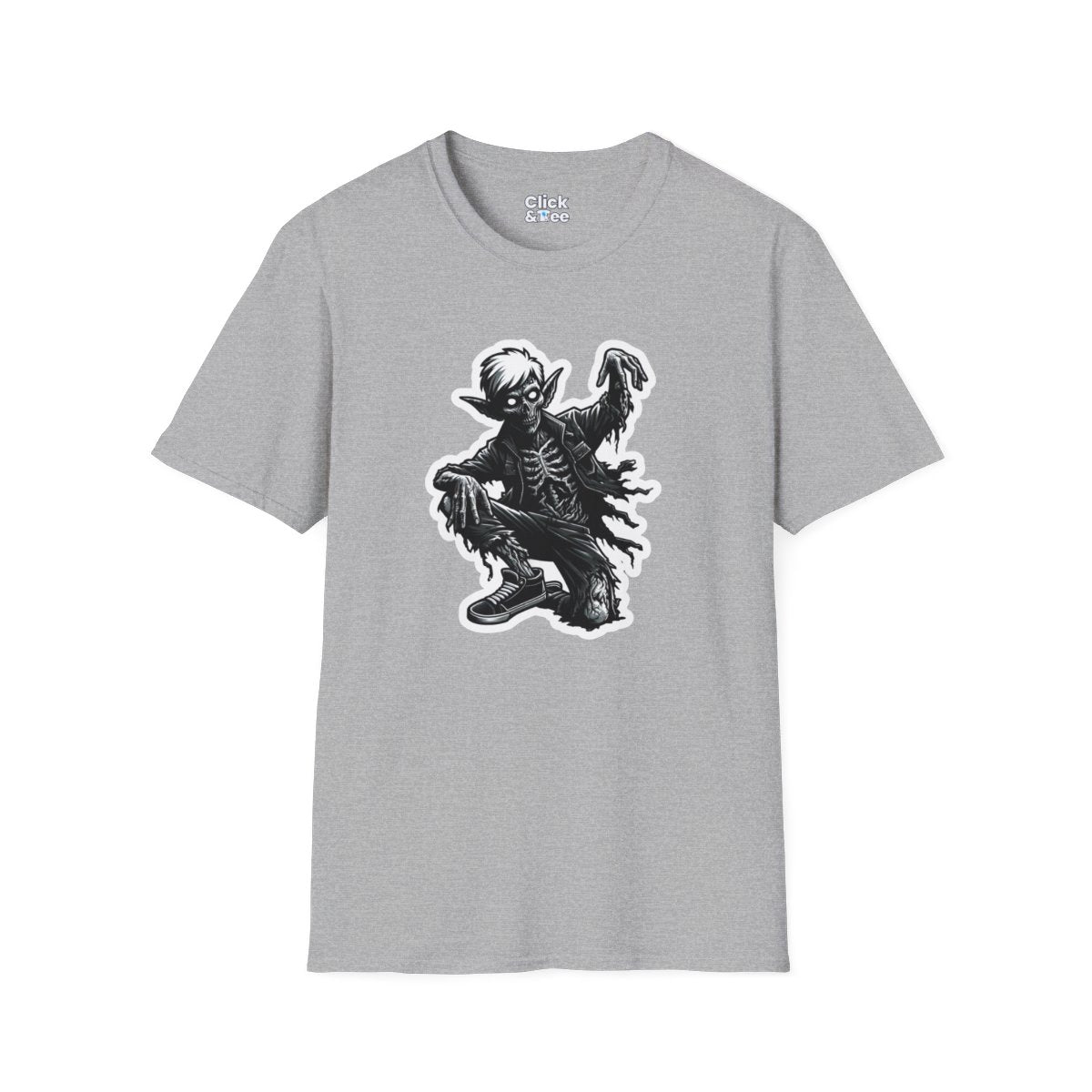 Graphic ArtZombie Elf Unique T-Shirt  Image 2