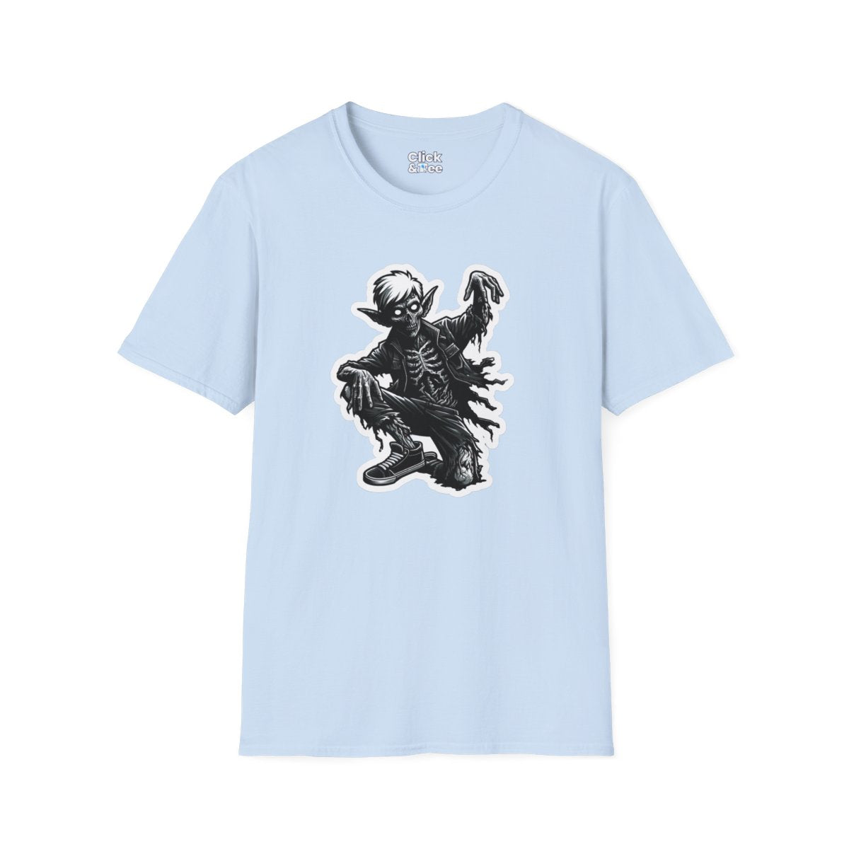 Graphic ArtZombie Elf Unique T-Shirt Image 14