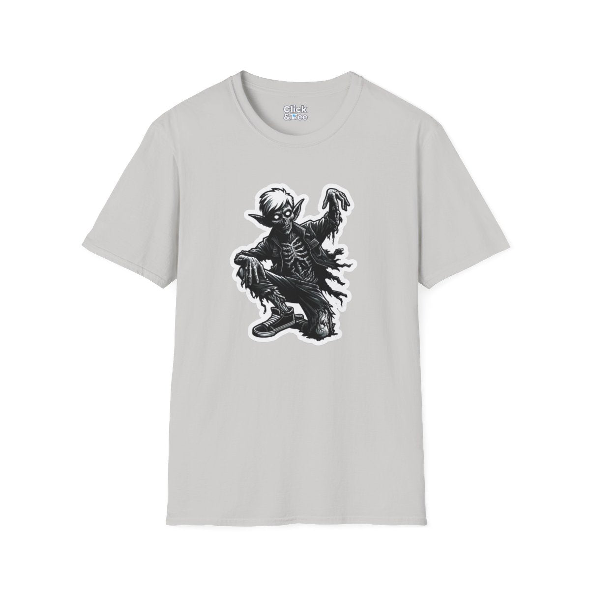 Graphic ArtZombie Elf Unique T-Shirt  Image 5