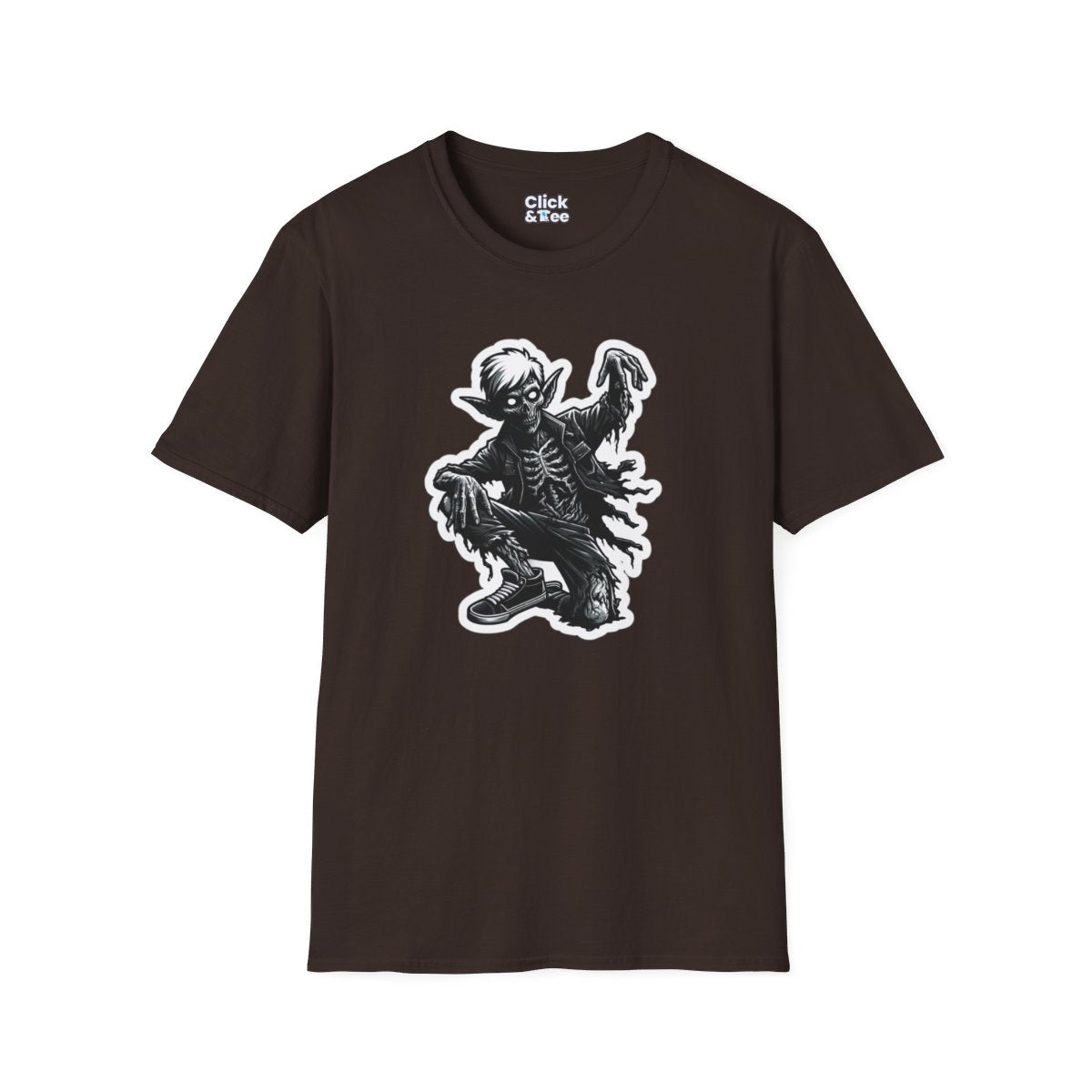 Graphic ArtZombie Elf Unique T-Shirt Image 10