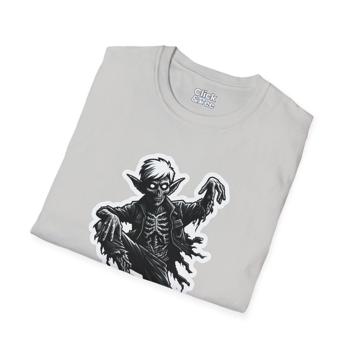 Graphic ArtZombie Elf Unique T-Shirt Image 1
