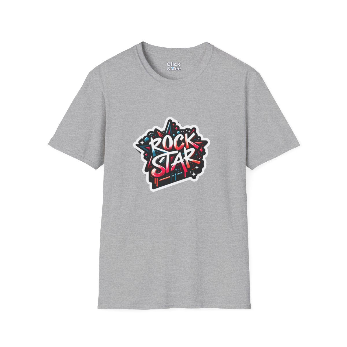 Graphic ArtPop Art Lettering Unique T-Shirt  Image 2