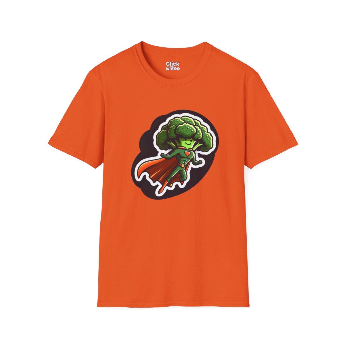 Graphic ArtBroccoli Superhero Unique T-Shirt Image 9