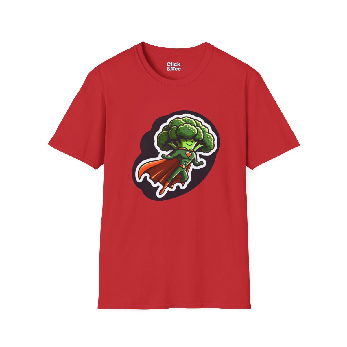 Graphic ArtBroccoli Superhero Unique T-Shirt Image 20