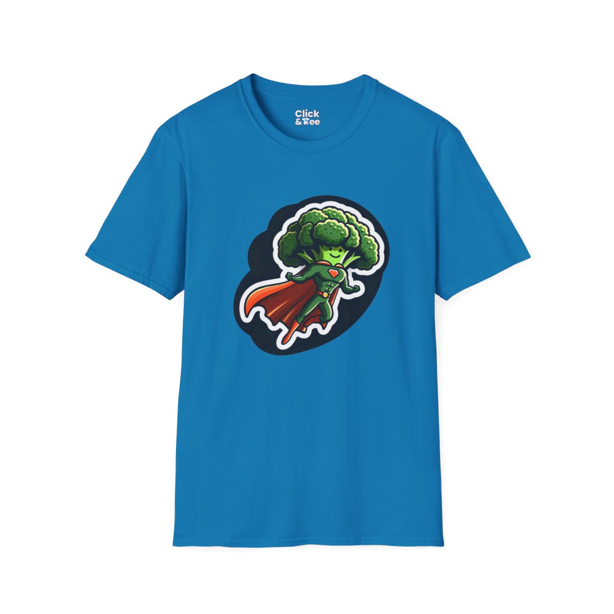 Graphic ArtBroccoli Superhero Unique T-Shirt Image 15