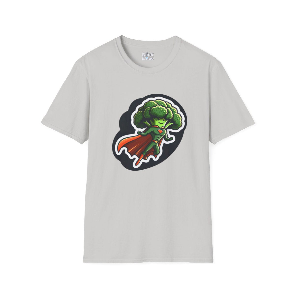 Graphic ArtBroccoli Superhero Unique T-Shirt  Image 5