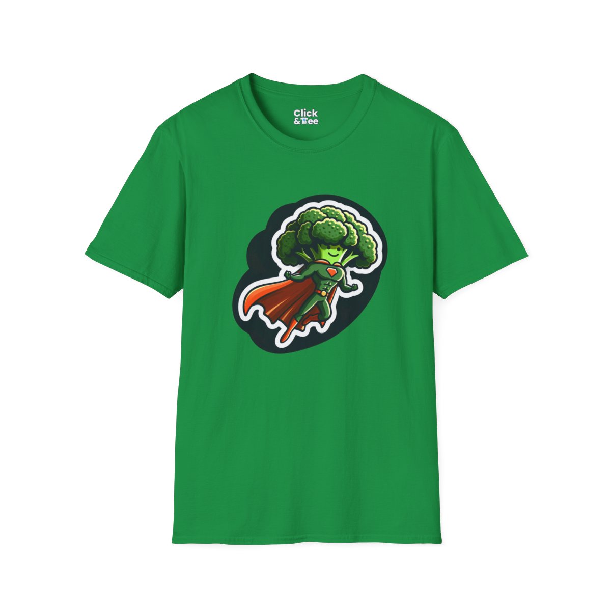 Graphic ArtBroccoli Superhero Unique T-Shirt Image 12