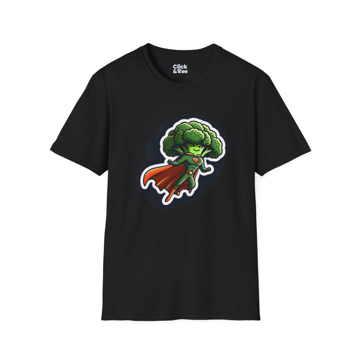 Graphic ArtBroccoli Superhero Unique T-Shirt  Image 3