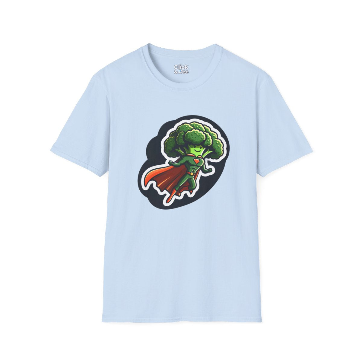 Graphic ArtBroccoli Superhero Unique T-Shirt Image 14