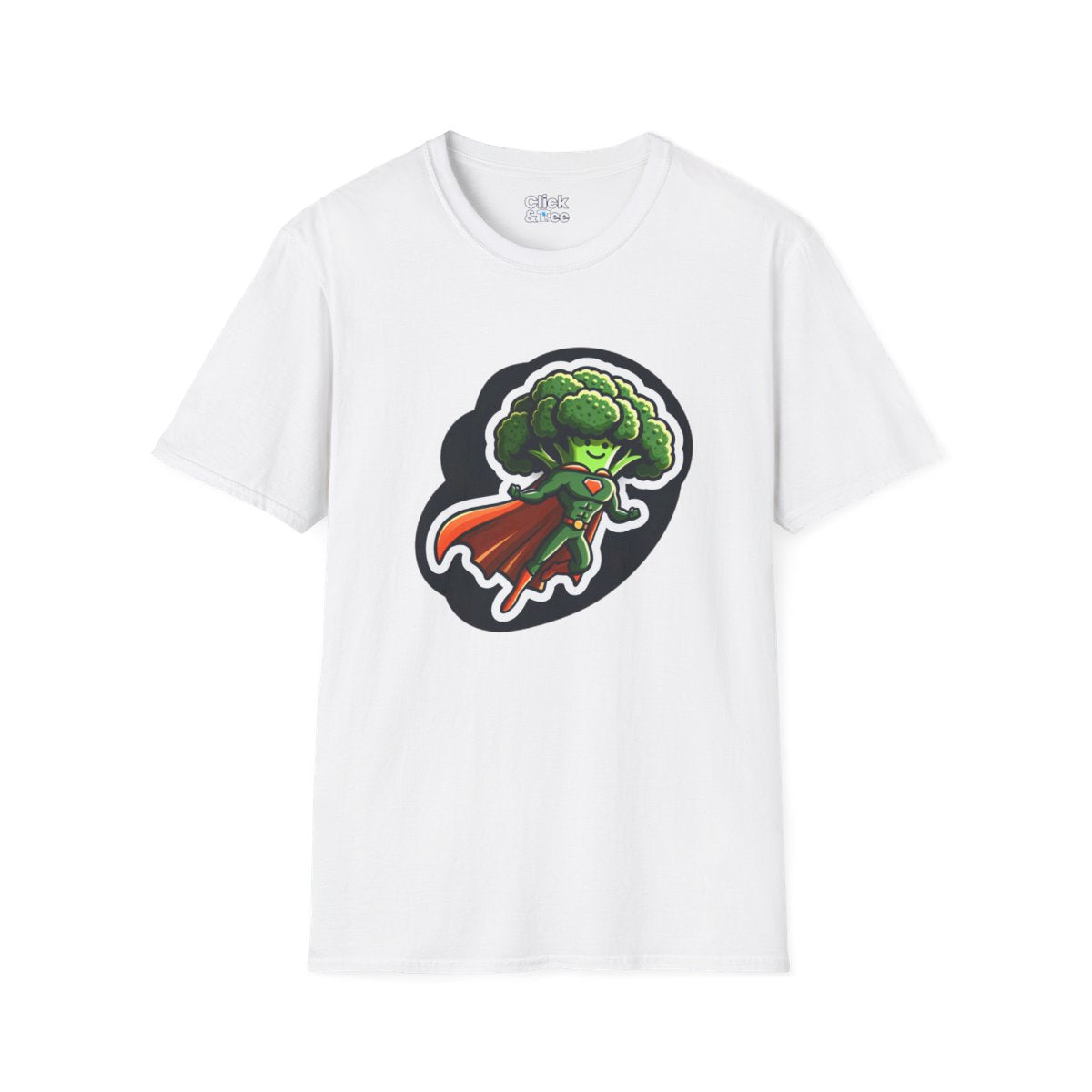 Graphic ArtBroccoli Superhero Tee Image 6