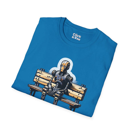 Graphic ArtObsolete Robot Unique T-Shirt Image 1