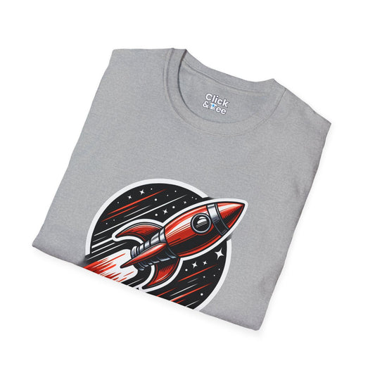 Graphic ArtRocketship Unique T-Shirt Image 1