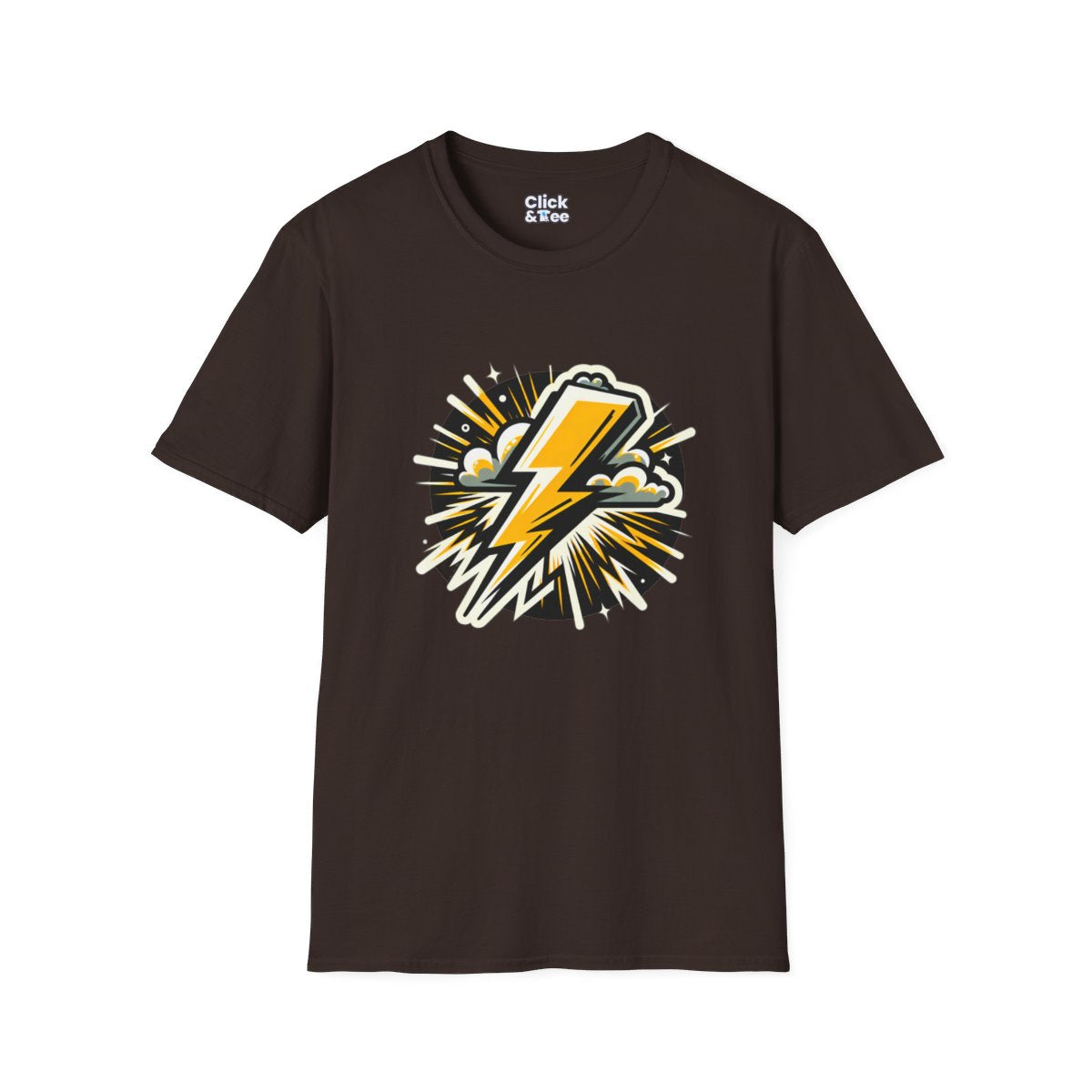 Graphic ArtLightning Bolt Unique T-Shirt Image 10