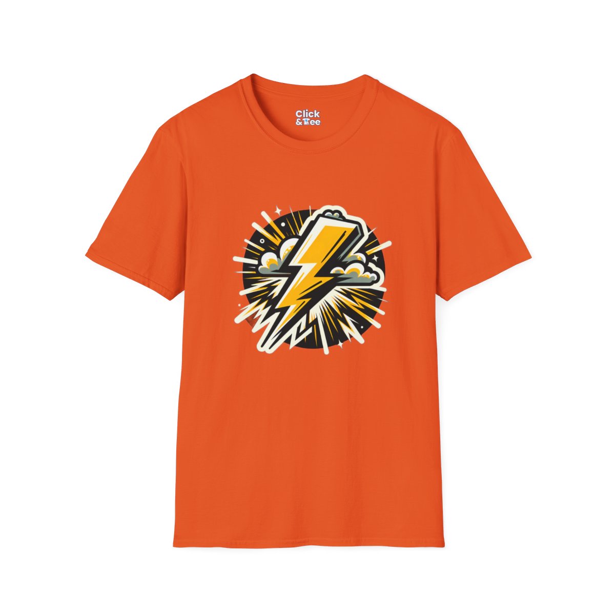 Graphic ArtLightning Bolt Unique T-Shirt Image 9