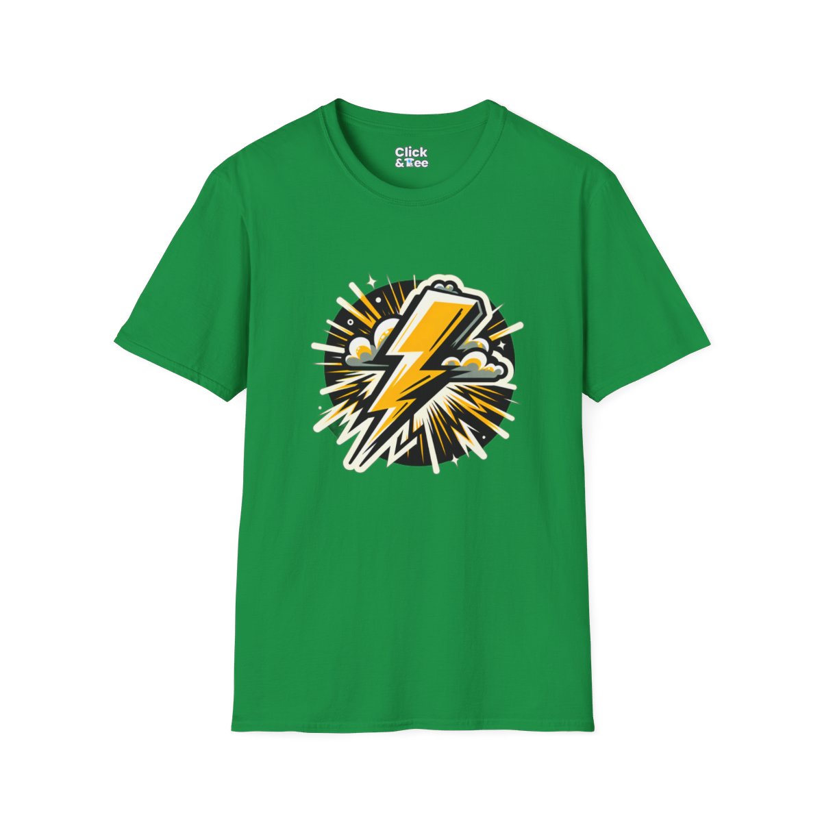 Graphic ArtLightning Bolt Unique T-Shirt Image 12