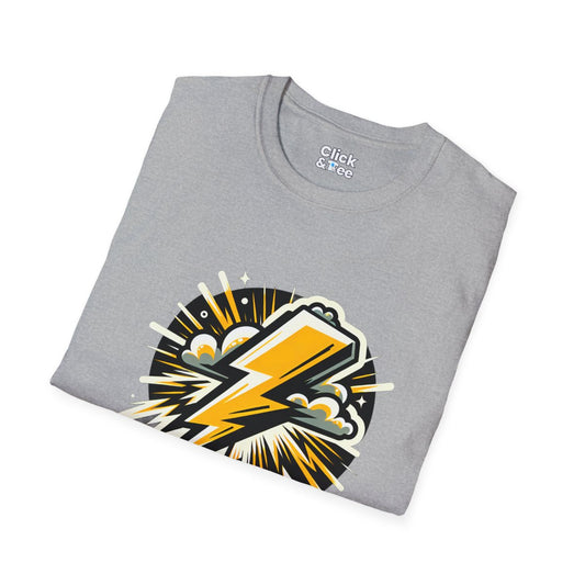 Graphic ArtLightning Bolt Unique T-Shirt Image 1