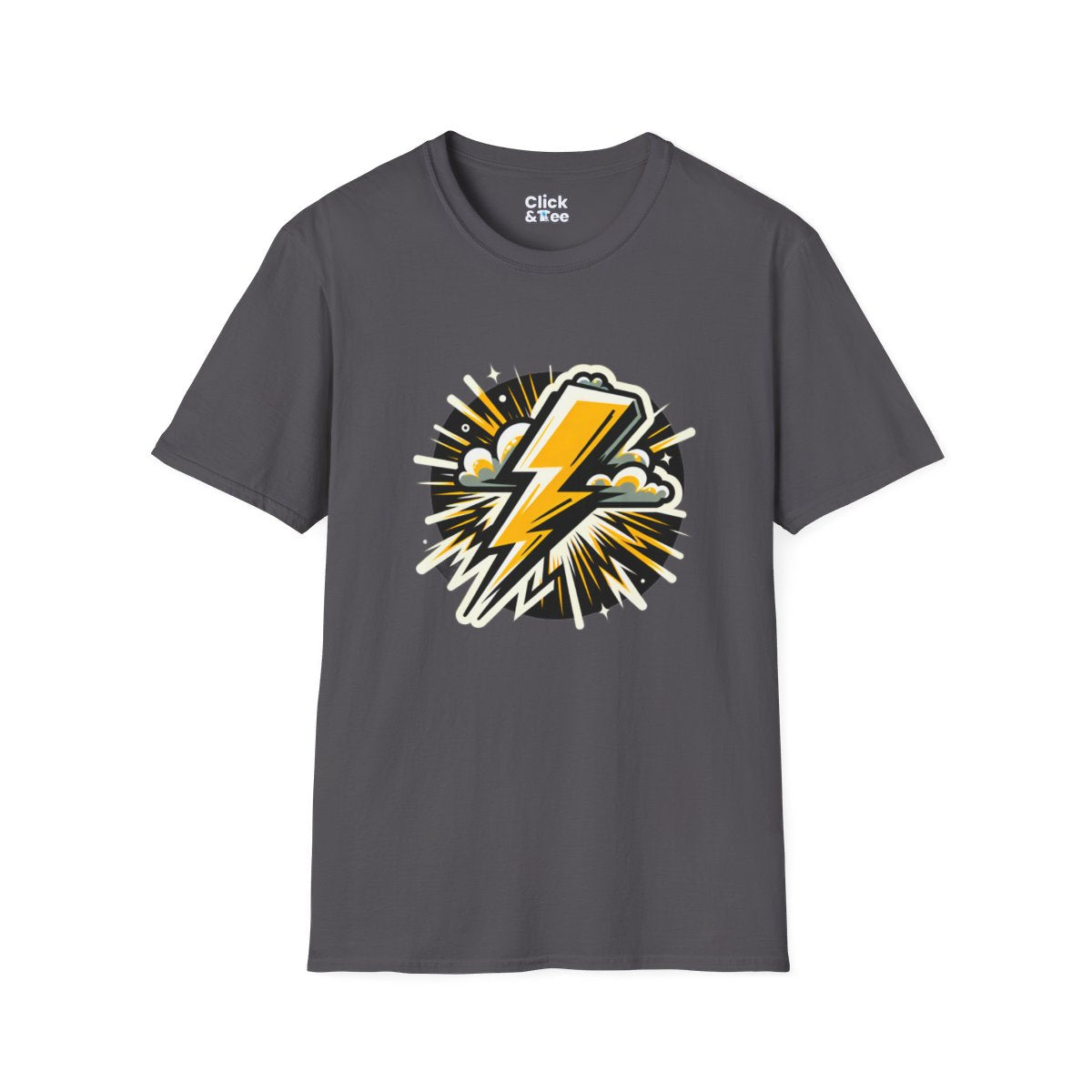 Graphic ArtLightning Bolt Unique T-Shirt Image 16