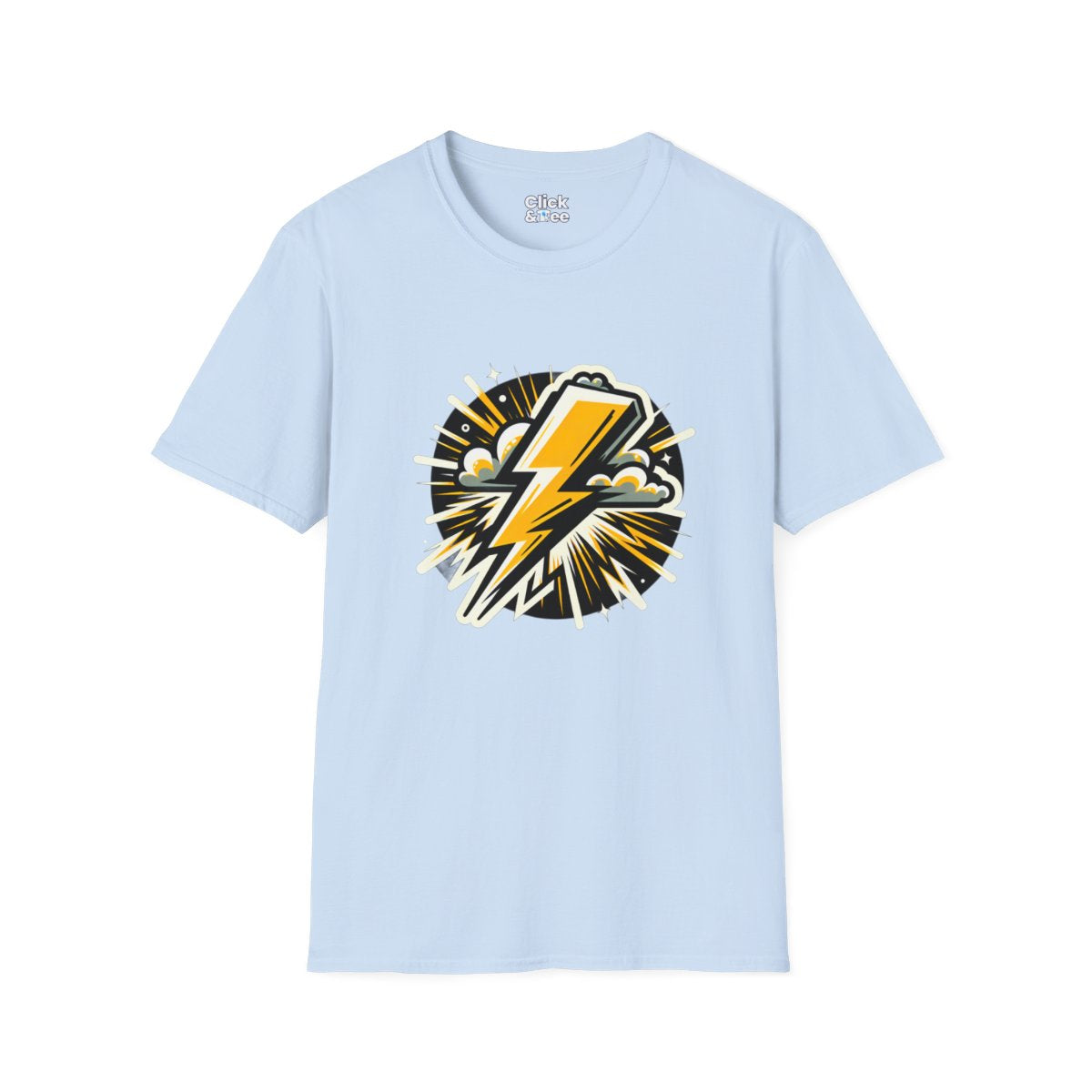 Graphic ArtLightning Bolt Unique T-Shirt Image 14