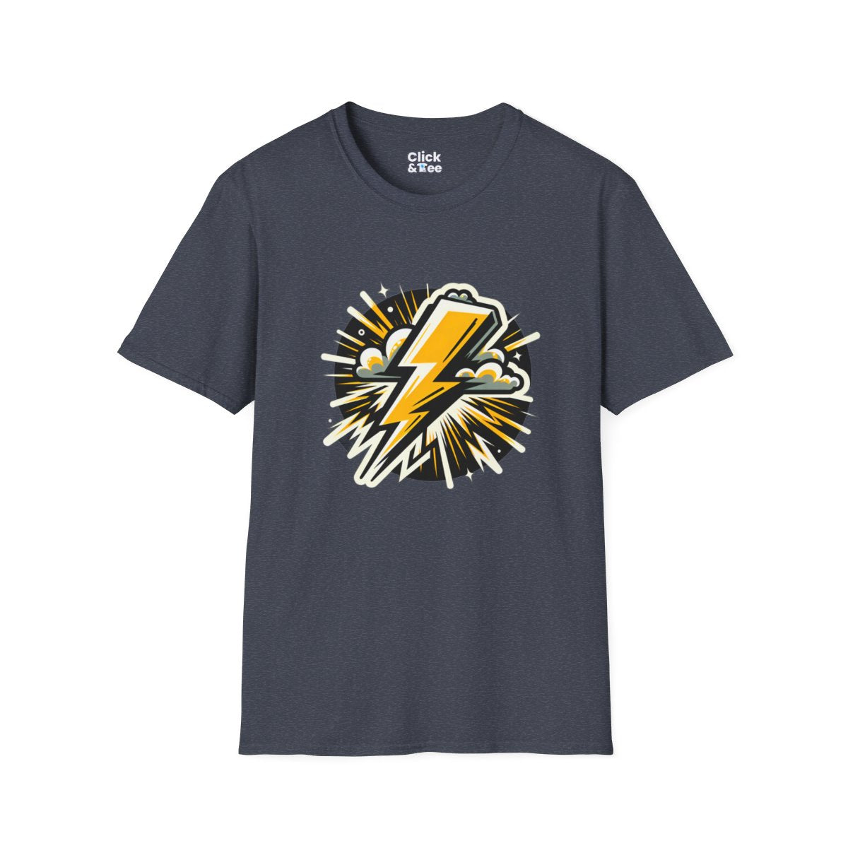 Graphic ArtLightning Bolt Unique T-Shirt Image 19
