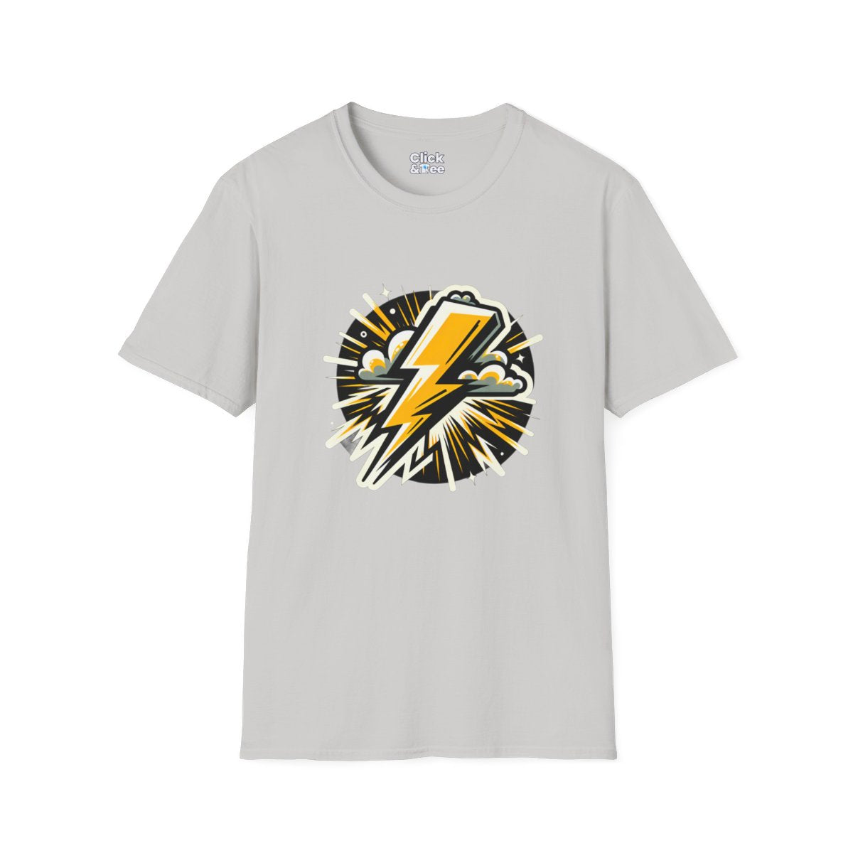 Graphic ArtLightning Bolt Unique T-Shirt  Image 5