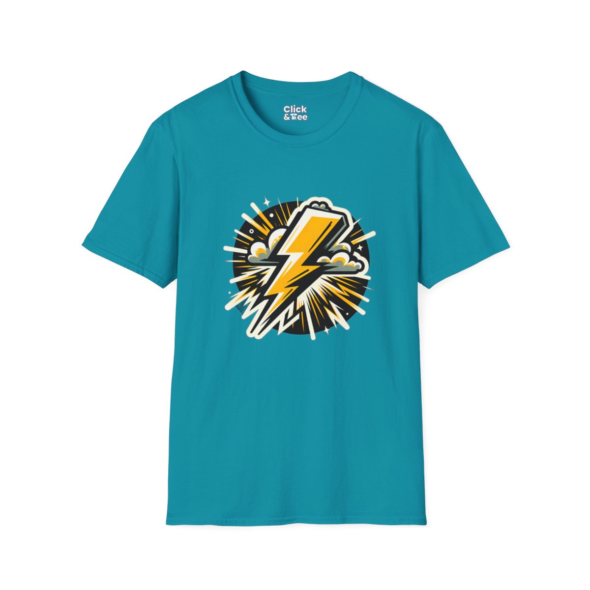 Graphic ArtLightning Bolt Unique T-Shirt Image 13