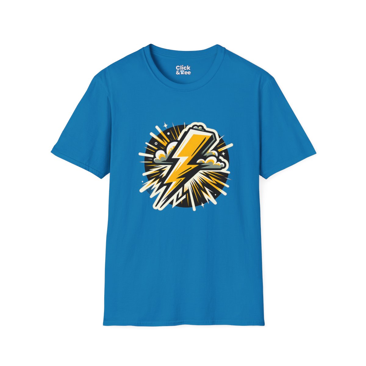 Graphic ArtLightning Bolt Unique T-Shirt Image 15