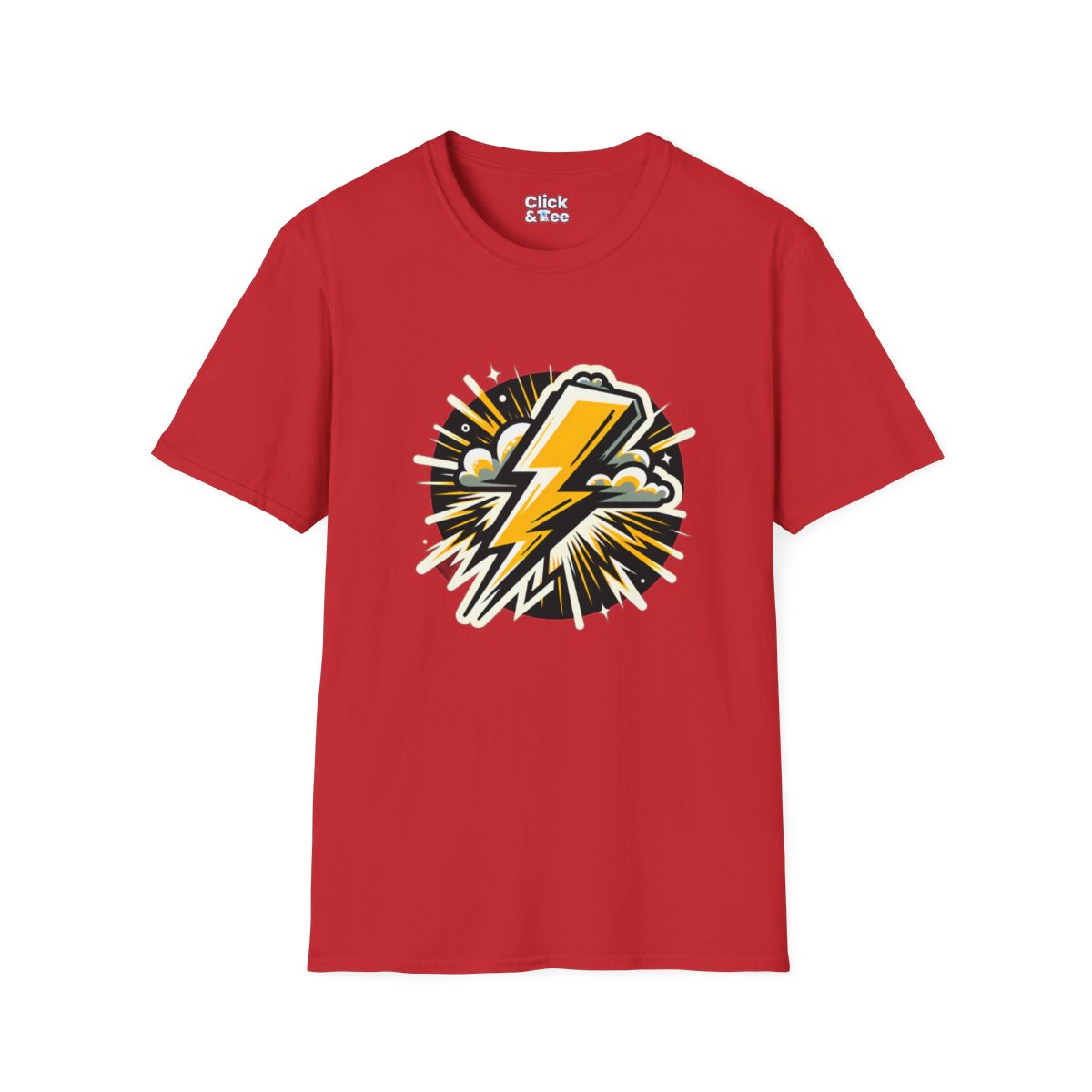 Graphic ArtLightning Bolt Unique T-Shirt Image 20