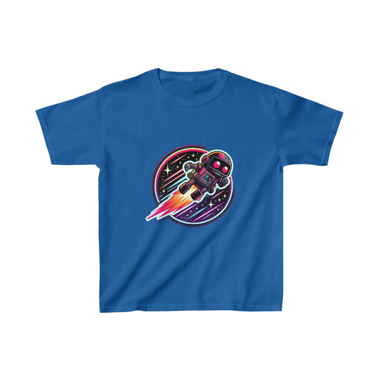 Kids 80s NeonRobot Rebel T-Shirt Image 1