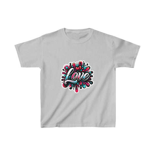 Kids Color SplatterBubble Letter T-Shirt Image 1