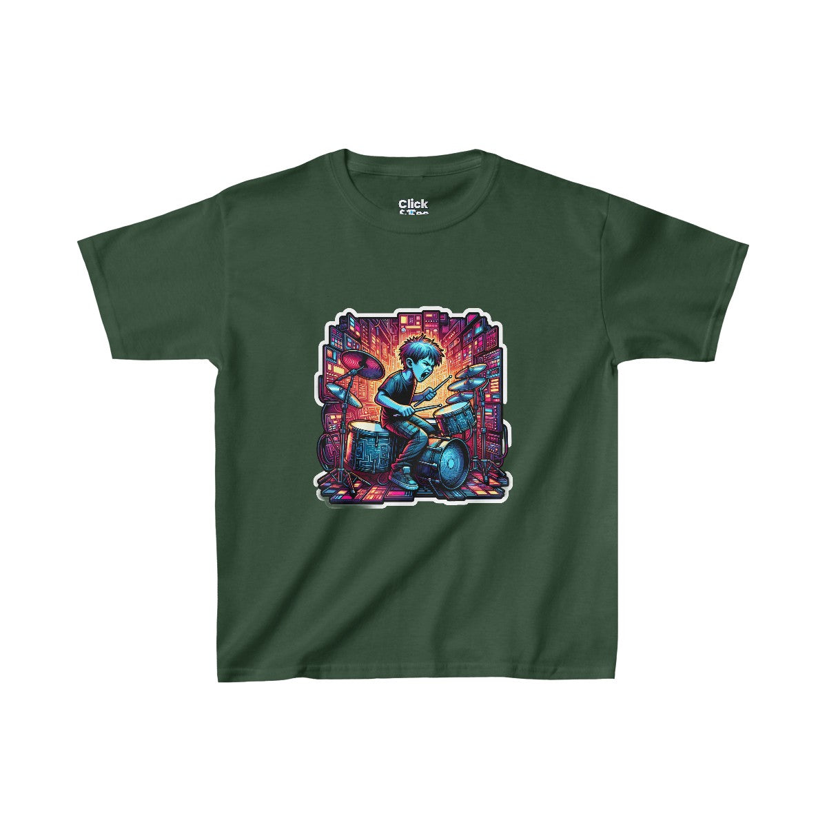 Kids CyberpunkTechno Kid T-Shirt Image 7